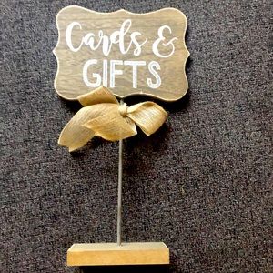 Card and Gift Table Wedding Sign